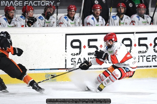 2021-02-06 Valpellice Bulldogs-Hockey Vinschgau Eisfix 1700 Paolo Gardiol
